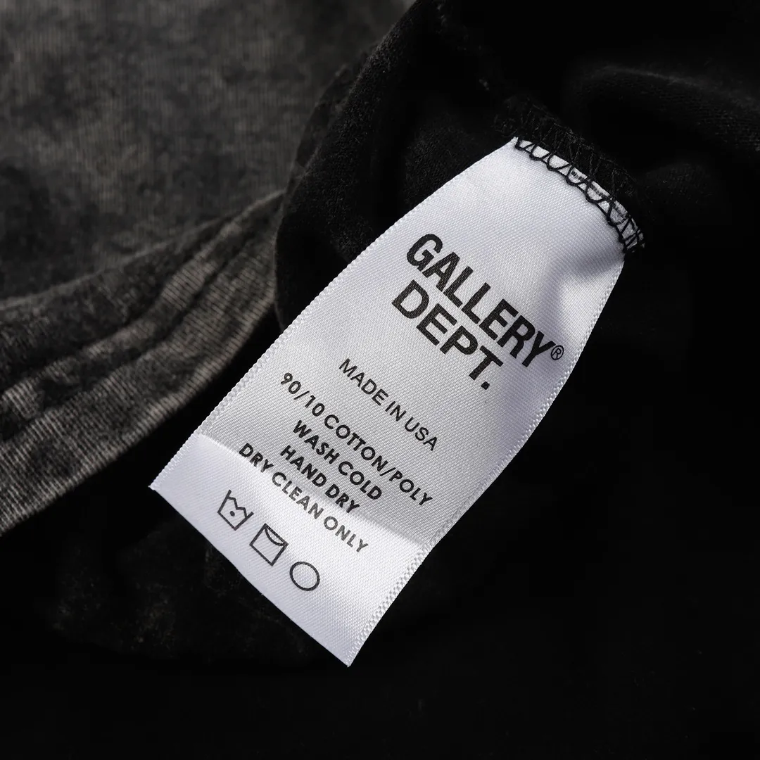 GALLERY.DEPT Summer new short-sleeved model number: D3143#P110 Color: black Size: S M L XL